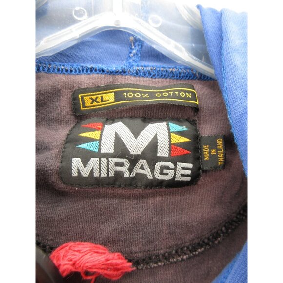 VINTAGE New York Giants Sweatshirt XL Mirage NFL Hoodie Faded 90s * - Picture 13 of 14